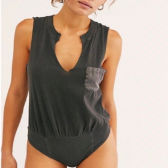 Free People In Your Pocket Bodysuit Top - Picture 2 of 5